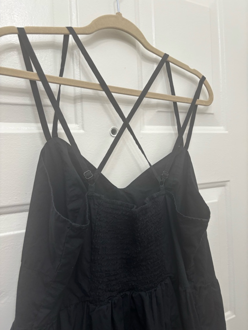 a new day Black Sleeveless Midi Dress with Thin Straps - Picture 7 of 10